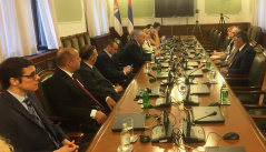 17 July 2018 Diaspora and Serbs in the Region Committee Members Meet with Representatives of Conference of Serbs in the Region